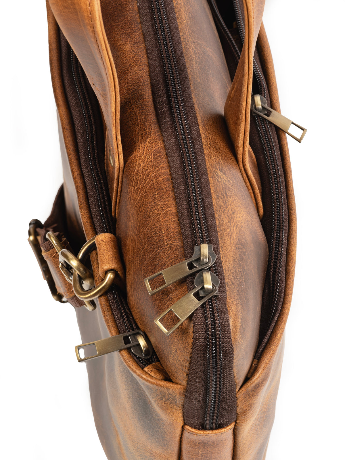 Classy Leather Bags Harbor Laptop Briefcase, Tan - AVBL MRKT (9)
