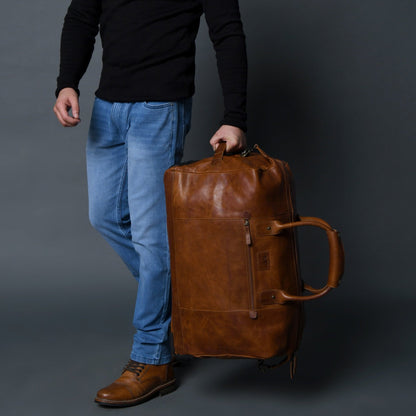 Classy Leather Bags Harbor Leather Trolly Carry-On - AVBL MRKT (4)