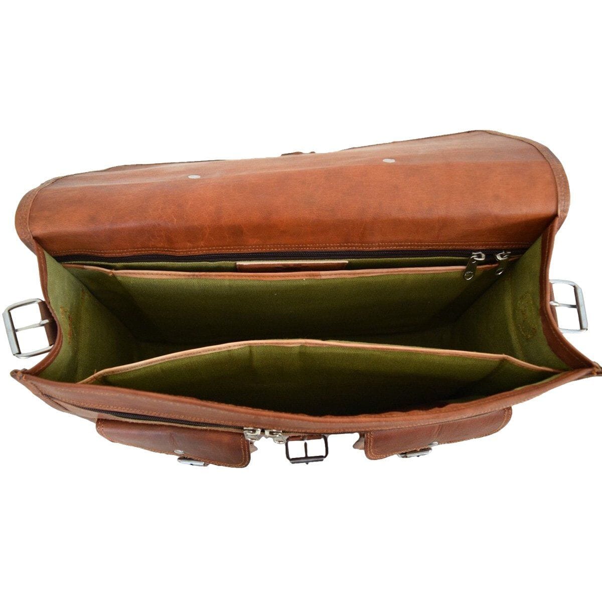 Classy Leather Bags Hartmann Messenger Backpack - AVBL MRKT (4)