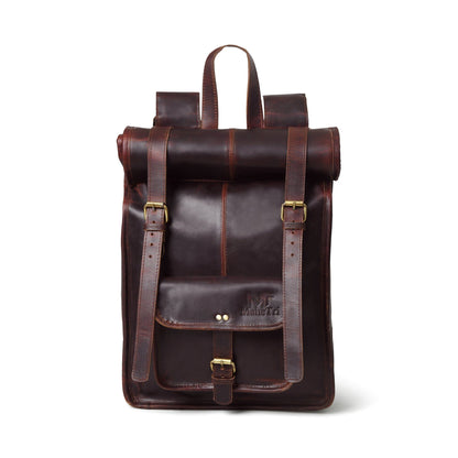 Classy Leather Bags Hawk Roll-Top Rucksack - AVBL MRKT (2)