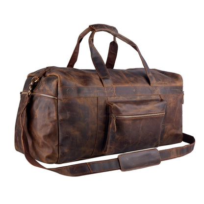 Classy Leather Bags Henderson Textured Duffel - AVBL MRKT (2)