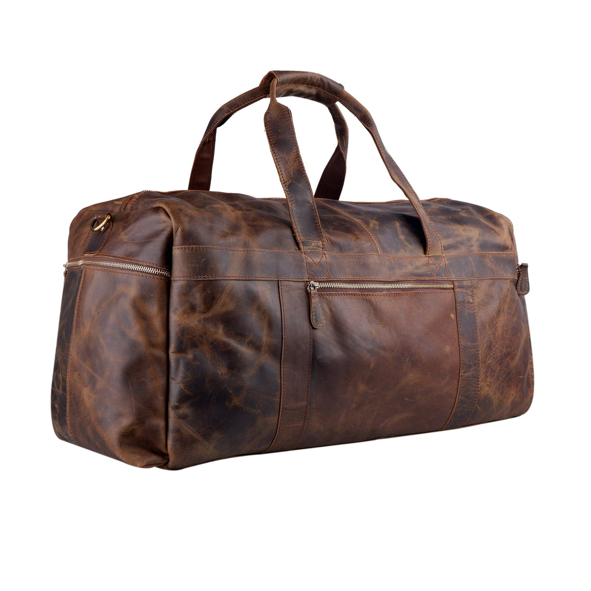 Classy Leather Bags Henderson Textured Duffel - AVBL MRKT (3)