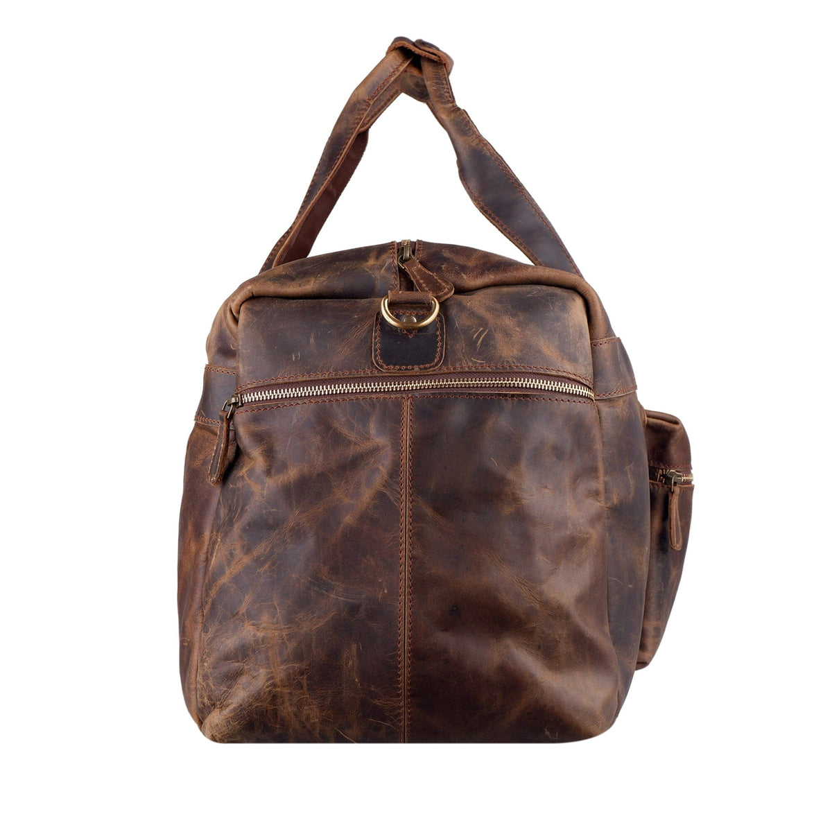 Classy Leather Bags Henderson Textured Duffel - AVBL MRKT (5)