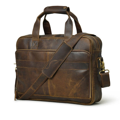 Classy Leather Bags Hudson Office Briefcase - AVBL MRKT (3)