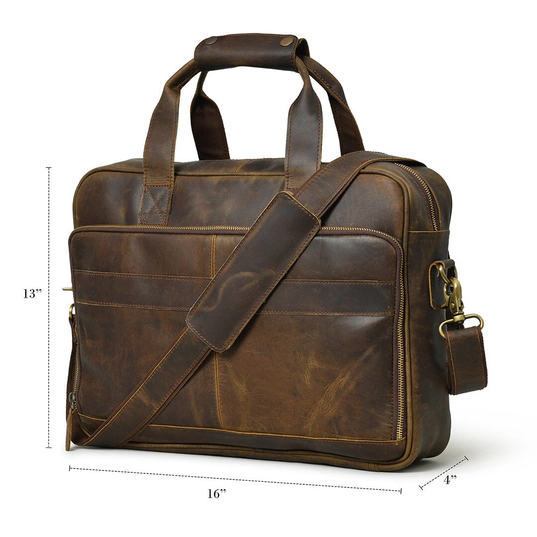 Classy Leather Bags Hudson Office Briefcase - AVBL MRKT (8)