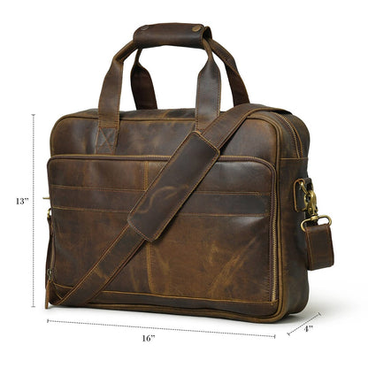 Classy Leather Bags Hudson Office Briefcase - AVBL MRKT (8)