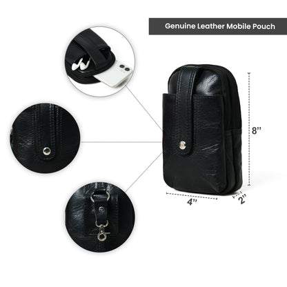 Classy Leather Bags Jet-Set Organizer: Leather Phone Pouch - AVBL MRKT (10)