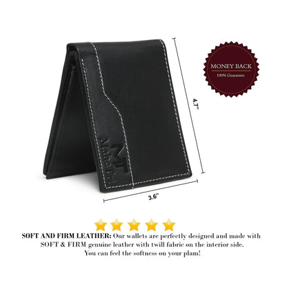 Classy Leather Bags Judson Bi-fold Wallet - Black - AVBL MRKT (2)