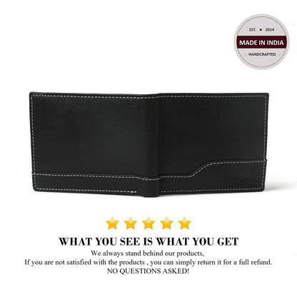 Classy Leather Bags Judson Bi-fold Wallet - Black - AVBL MRKT (3)