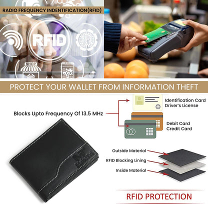 Classy Leather Bags Judson Bi-fold Wallet - Black - AVBL MRKT (5)
