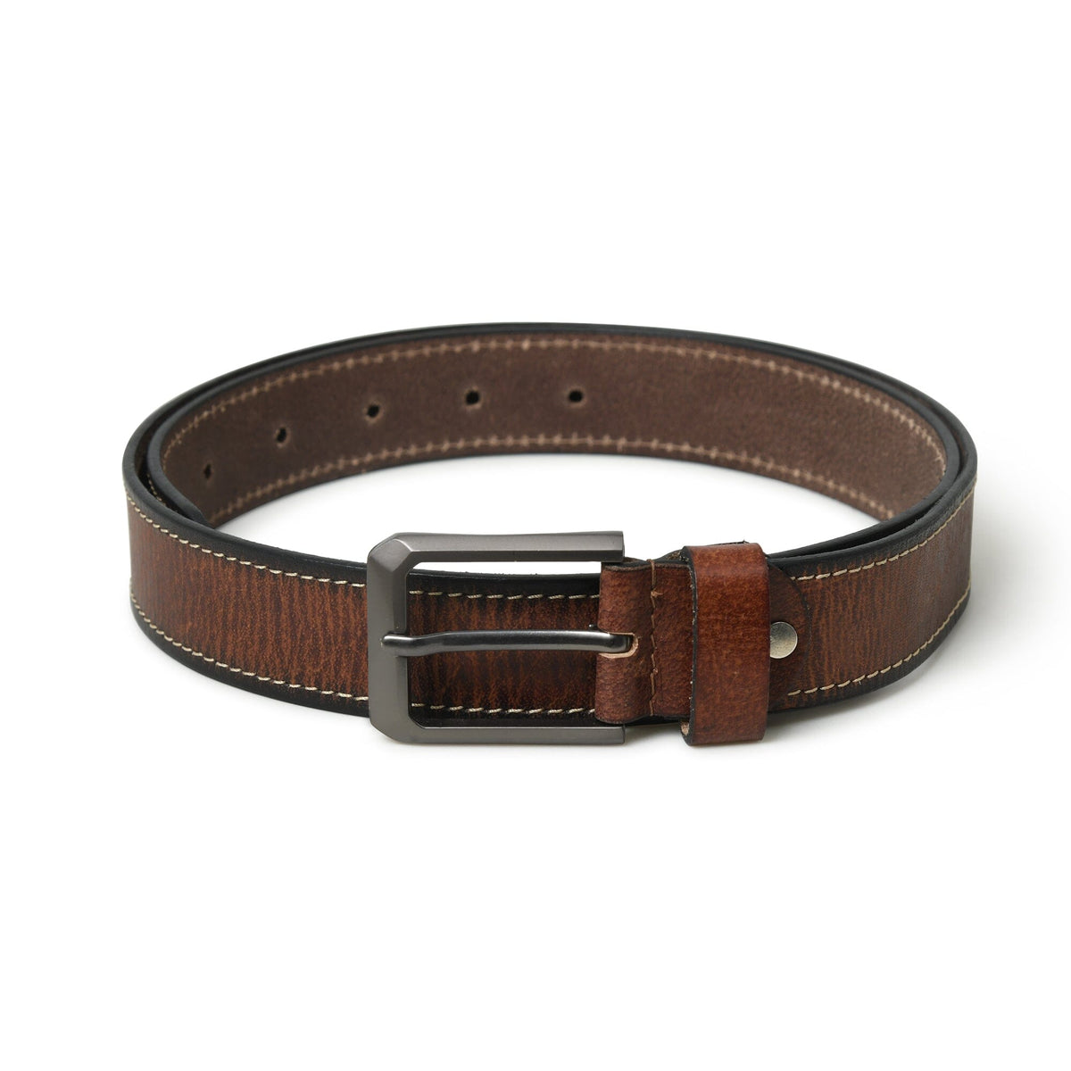Classy Leather Bags Kairo Brown Leather Belt - AVBL MRKT (4)