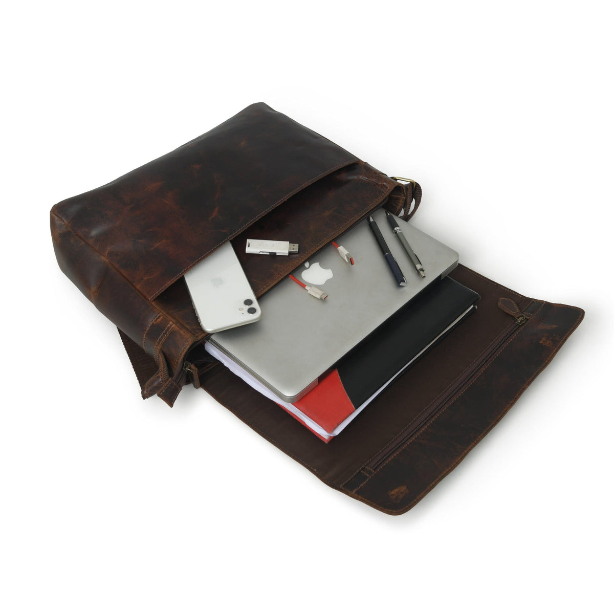 Classy Leather Bags Kayden Messenger Bag - AVBL MRKT (5)
