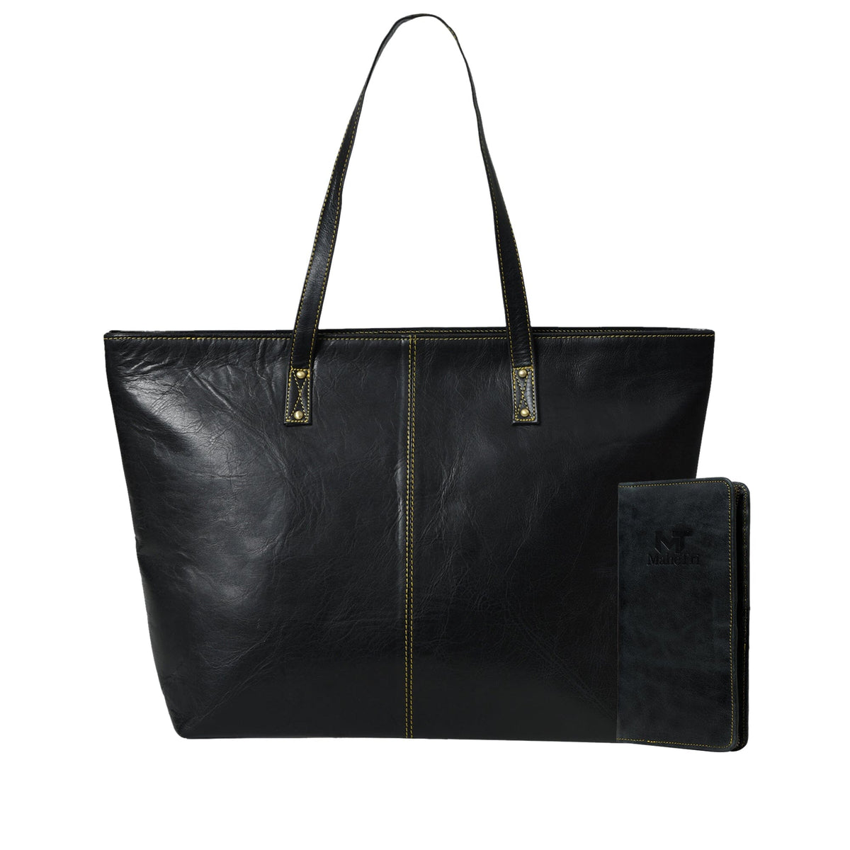 Classy Leather Bags Kim & Blair Combo - Black - AVBL MRKT (12)