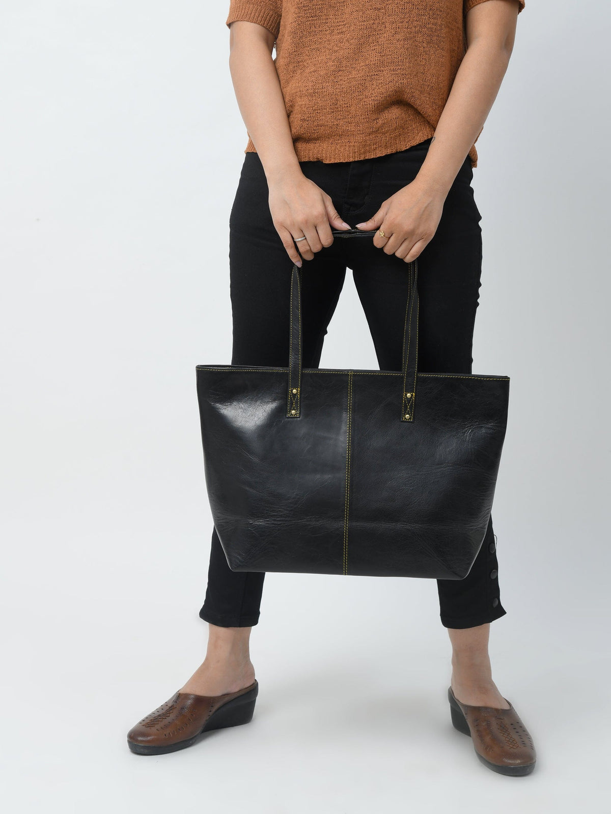Classy Leather Bags Kim & Blair Combo - Black - AVBL MRKT (5)