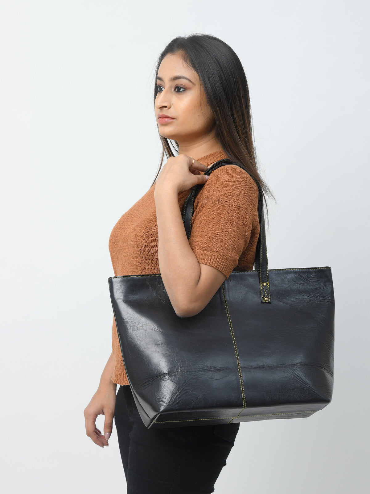Classy Leather Bags Kim & Blair Combo - Black - AVBL MRKT (6)
