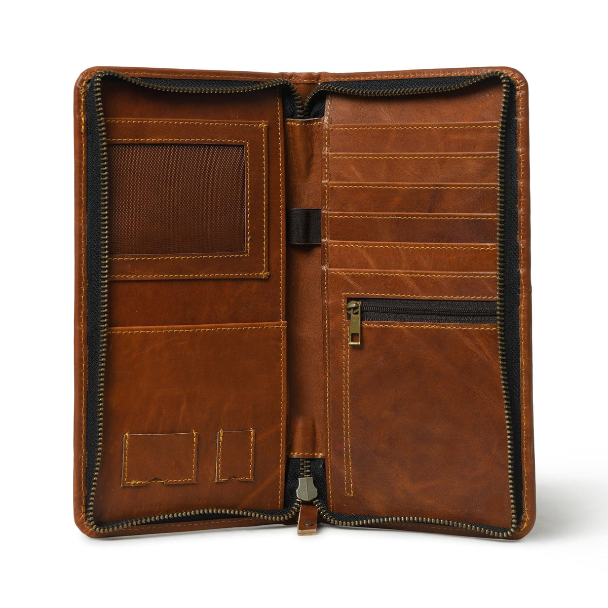 Classy Leather Bags Kim & Blair Combo - Cocoa Brown - AVBL MRKT (9)