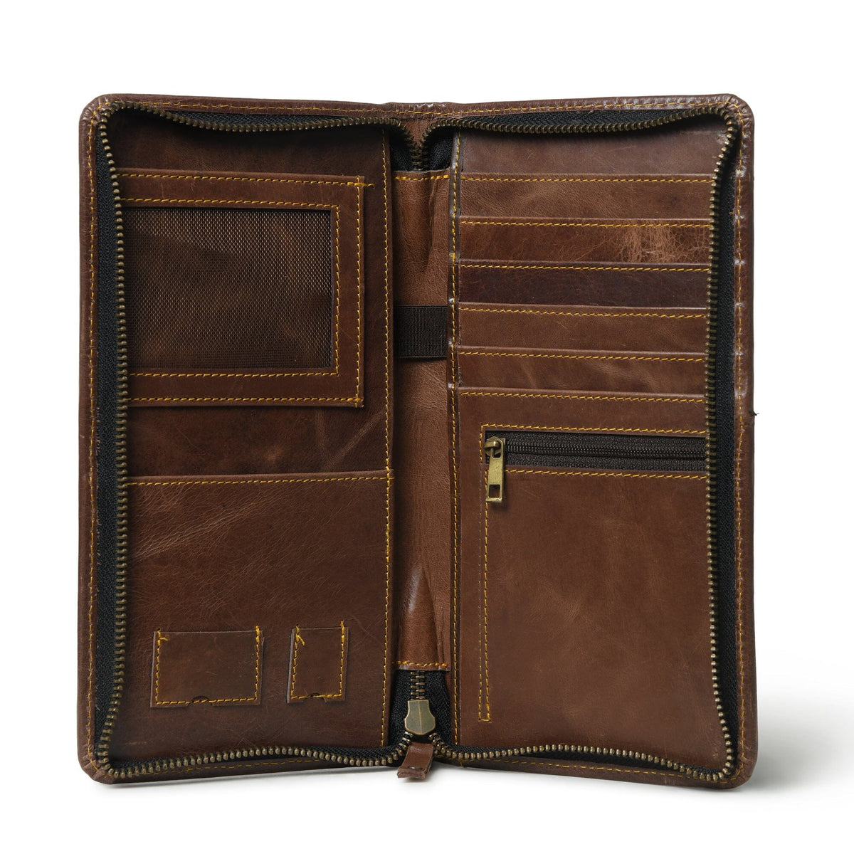 Classy Leather Bags Kim & Blair Combo - Dark Brown - AVBL MRKT (9)