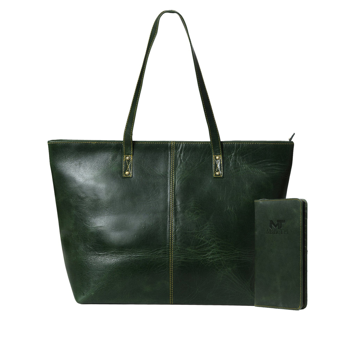 Classy Leather Bags Kim & Blair Combo - Green - AVBL MRKT (12)