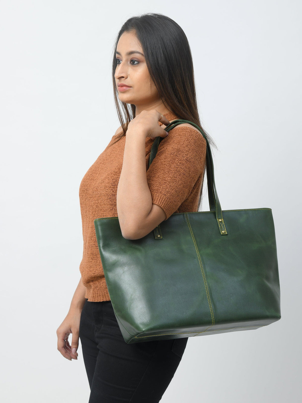 Classy Leather Bags Kim & Blair Combo - Green - AVBL MRKT (6)