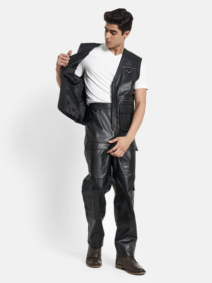 Classy Leather Bags Lambskin Leather Vest - AVBL MRKT (4)