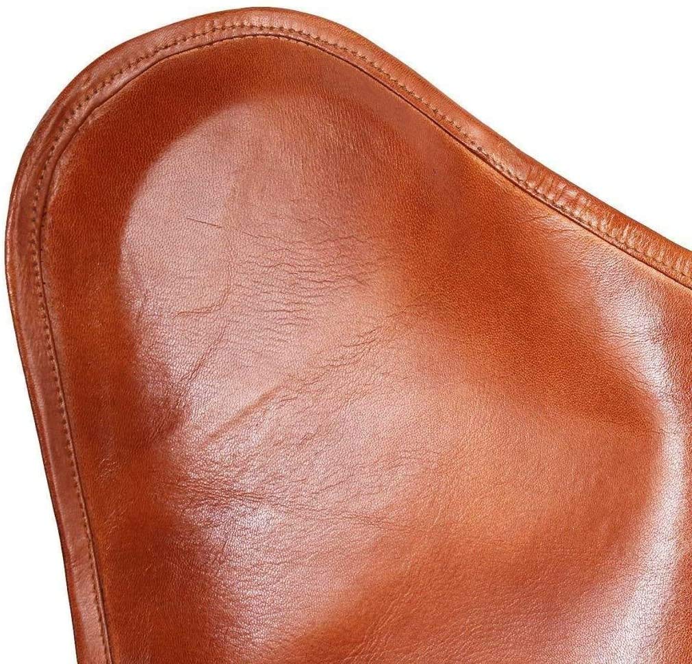 Classy Leather Bags Leather Butterfy Chair Cover Only - AVBL MRKT (2)