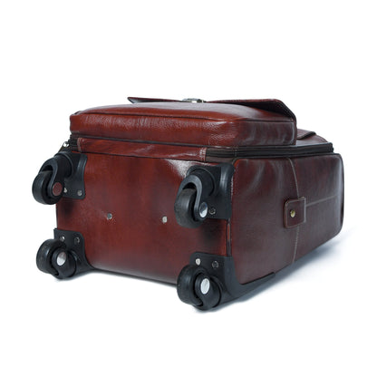 Classy Leather Bags Leather Carry-On Trolly Bag - AVBL MRKT (11)