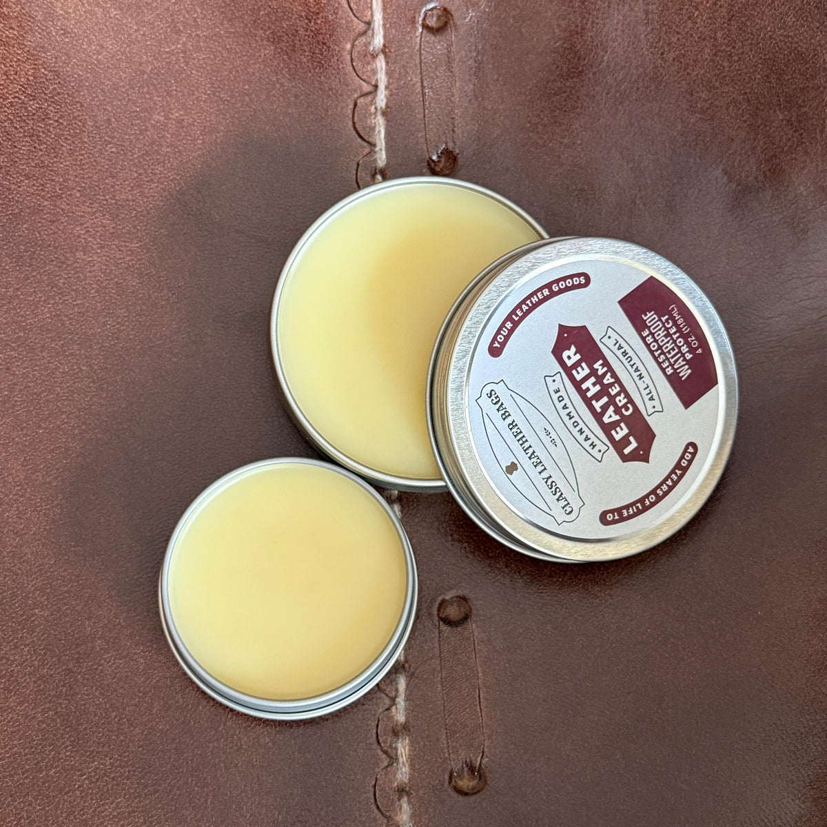 Classy Leather Bags Leather Cream - Restore, Waterproof & Protect Leather - AVBL MRKT (1)