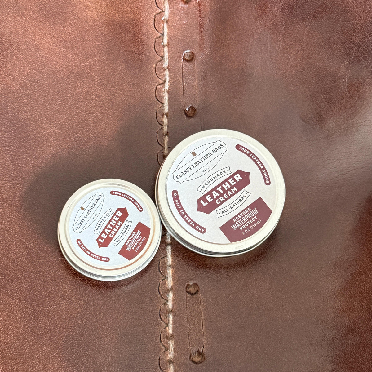 Classy Leather Bags Leather Cream - Restore, Waterproof & Protect Leather - AVBL MRKT (6)