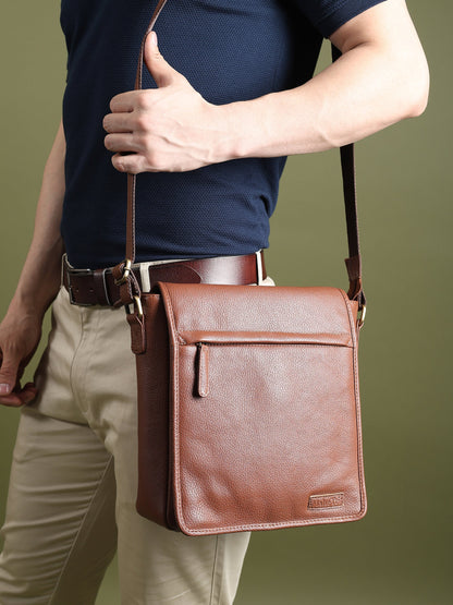 Classy Leather Bags Leather Crossbody Bag for Travel Work - AVBL MRKT (5)