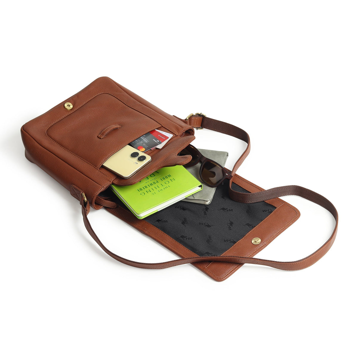 Classy Leather Bags Leather Crossbody Bag for Travel Work - AVBL MRKT (9)