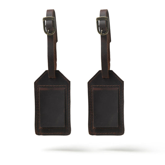 Classy Leather Bags Leather Luggage Tag Set - AVBL MRKT (1)