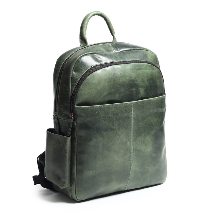 Classy Leather Bags Luxury Italian Leather Backpack, Green - AVBL MRKT (9)