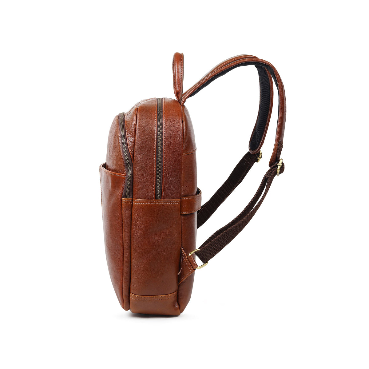 Classy Leather Bags Luxury Italian Leather Backpack, Tan - AVBL MRKT (3)