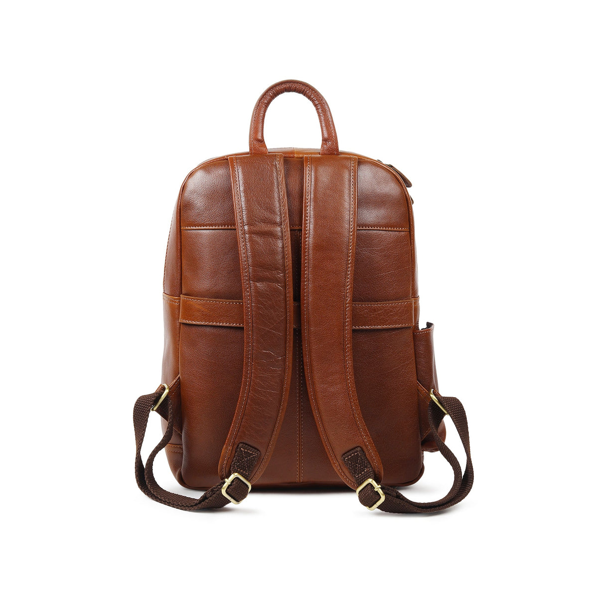 Classy Leather Bags Luxury Italian Leather Backpack, Tan - AVBL MRKT (5)