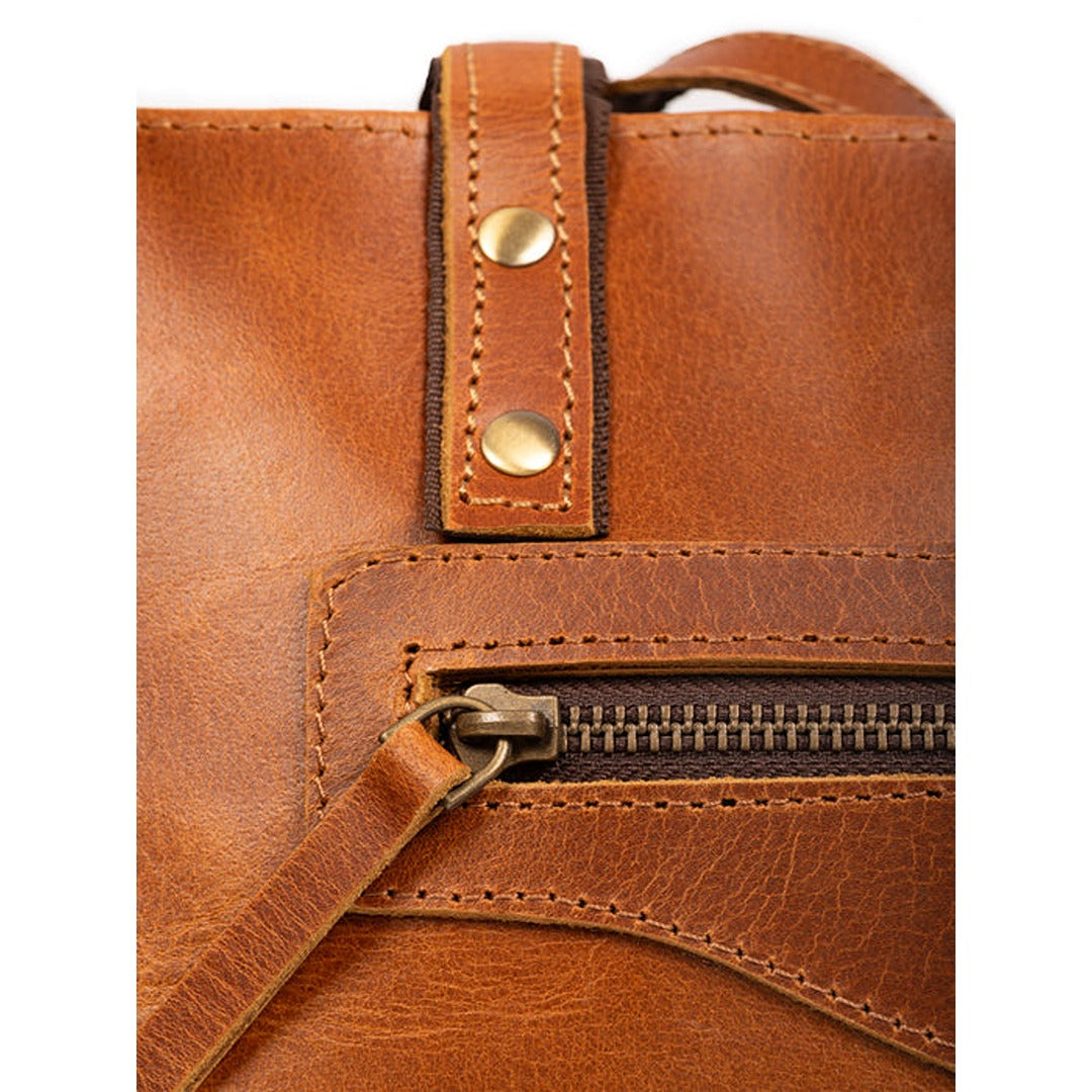 Classy Leather Bags Luxury Kodiak Tote - Tan - AVBL MRKT (8)