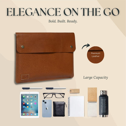 Classy Leather Bags MacBook Leather Laptop Sleeve - AVBL MRKT (5)