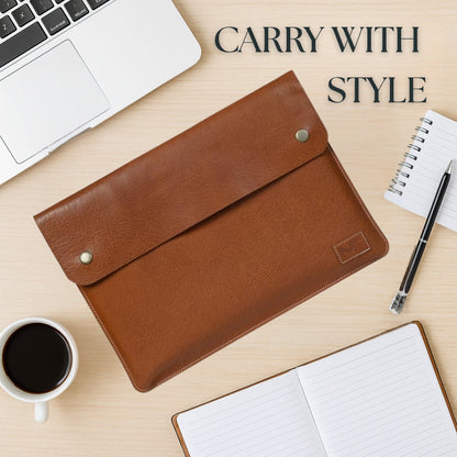 Classy Leather Bags MacBook Leather Laptop Sleeve - AVBL MRKT (6)