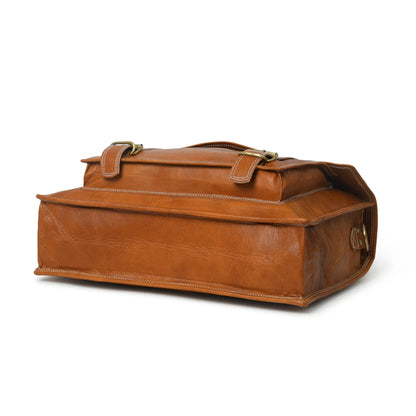 Classy Leather Bags MaheTri Big Pocket- Tan Brown - AVBL MRKT (8)
