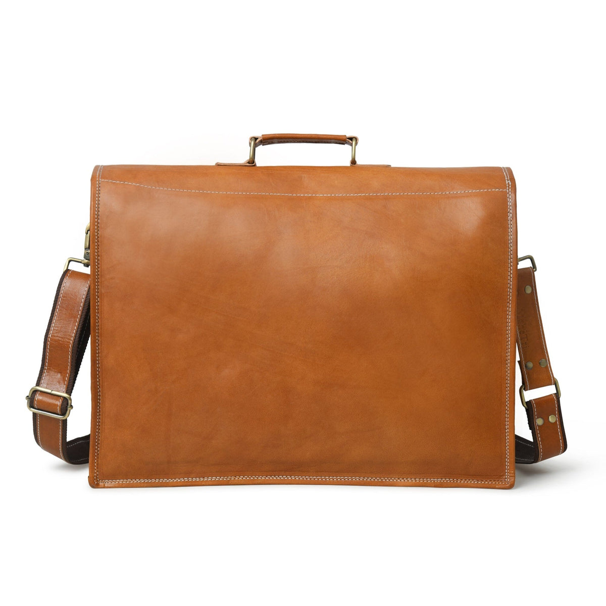 Classy Leather Bags MaheTri Big Pocket- Tan Brown - AVBL MRKT (9)