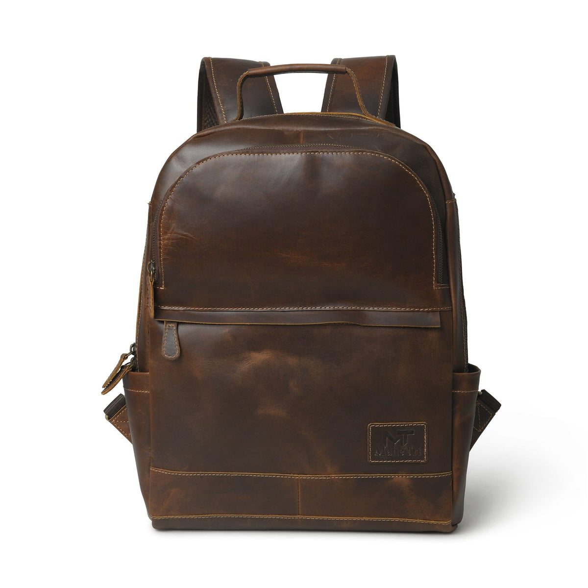 Classy Leather Bags MaheTri Cambridge Unisex Buffalo Leather Backpack - AVBL MRKT (1)