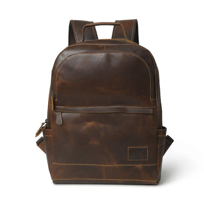 Classy Leather Bags MaheTri Cambridge Unisex Buffalo Leather Backpack - AVBL MRKT (1)