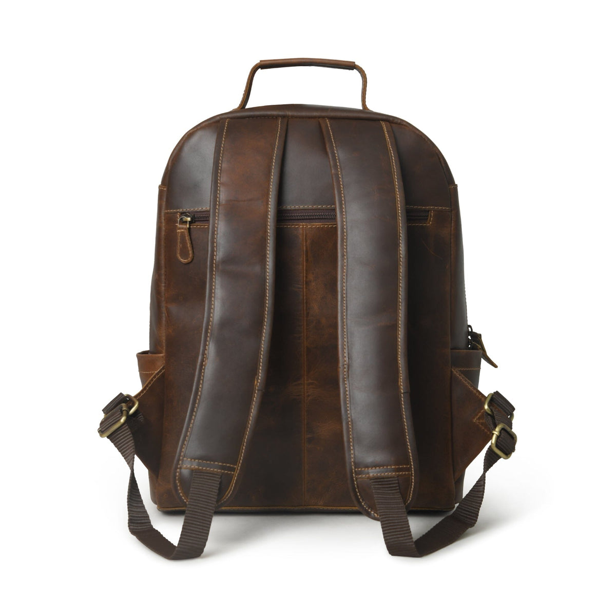 Classy Leather Bags MaheTri Cambridge Unisex Buffalo Leather Backpack - AVBL MRKT (10)