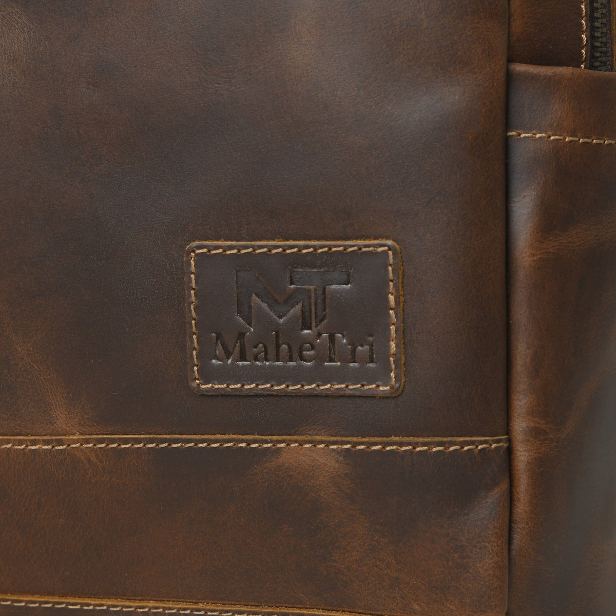 Classy Leather Bags MaheTri Cambridge Unisex Buffalo Leather Backpack - AVBL MRKT (12)