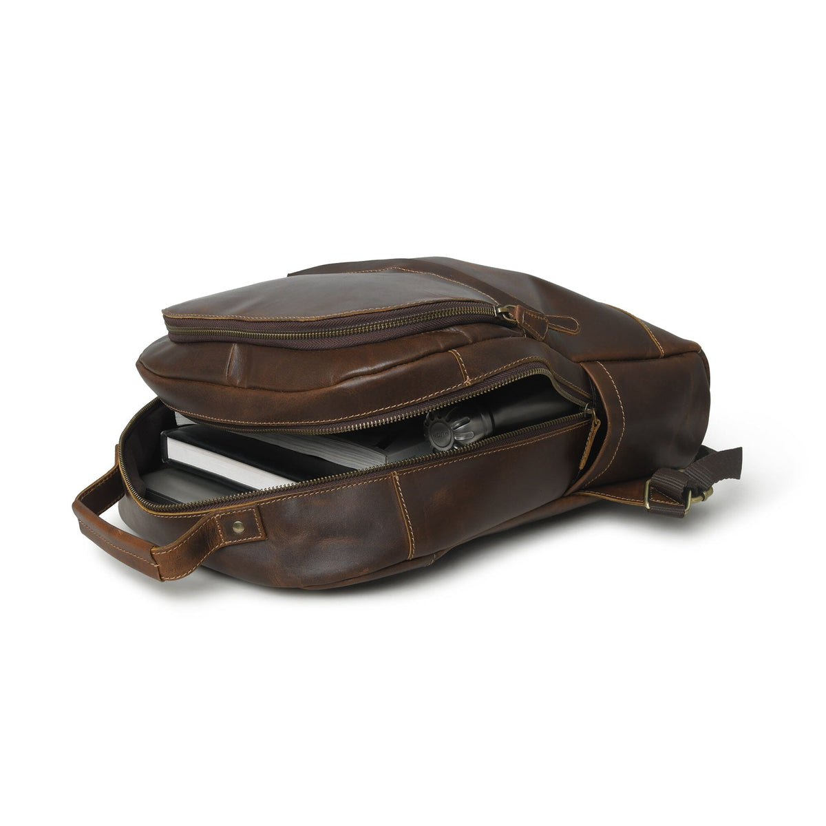 Classy Leather Bags MaheTri Cambridge Unisex Buffalo Leather Backpack - AVBL MRKT (3)