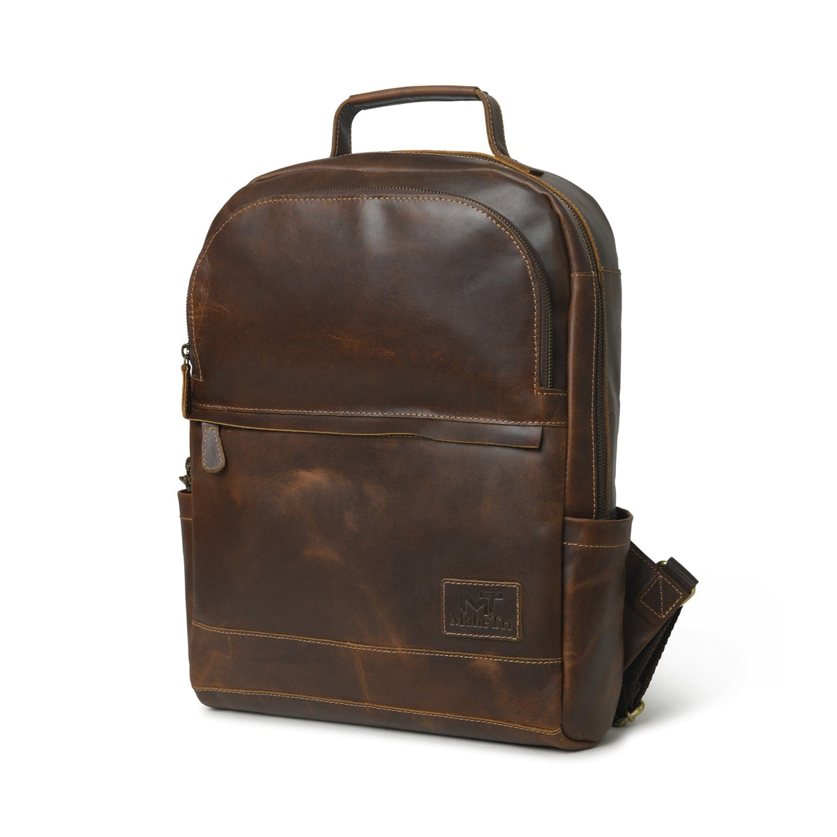 Classy Leather Bags MaheTri Cambridge Unisex Buffalo Leather Backpack - AVBL MRKT (7)