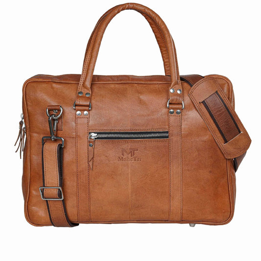Classy Leather Bags MaheTri Executive Briefcase - AVBL MRKT (1)
