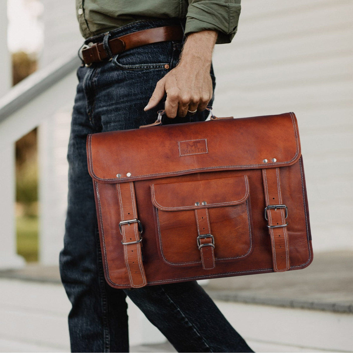 Classy Leather Bags MaheTri Front Pocket - AVBL MRKT (2)