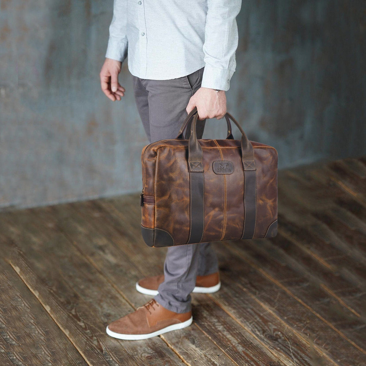 Classy Leather Bags MaheTri Jefferson Briefcase - AVBL MRKT (10)