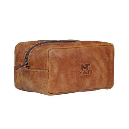 Classy Leather Bags MaheTri Tanned Toiletry - AVBL MRKT (1)