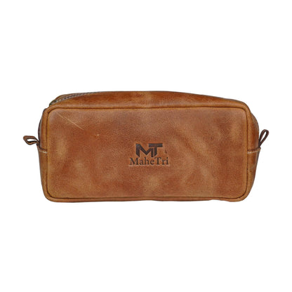 Classy Leather Bags MaheTri Tanned Toiletry - AVBL MRKT (2)